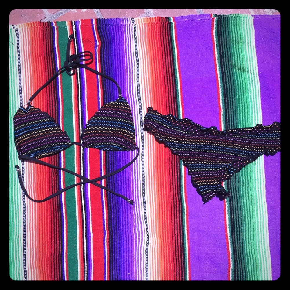 Vitamin A Brazilian Black with multi bikini!